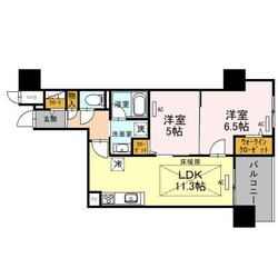 IBC　Residence　Westの物件間取画像